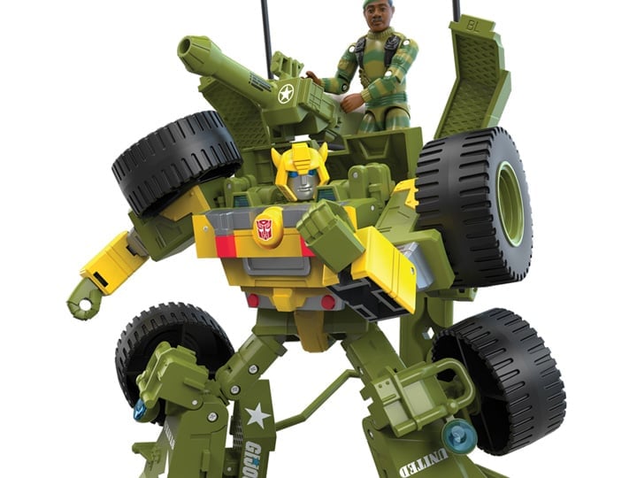 Transformers Collaborative G.I. Joe x Transformers Bumblebee A.W.E. Striker and Stalker Figure Set Gallery Image 1