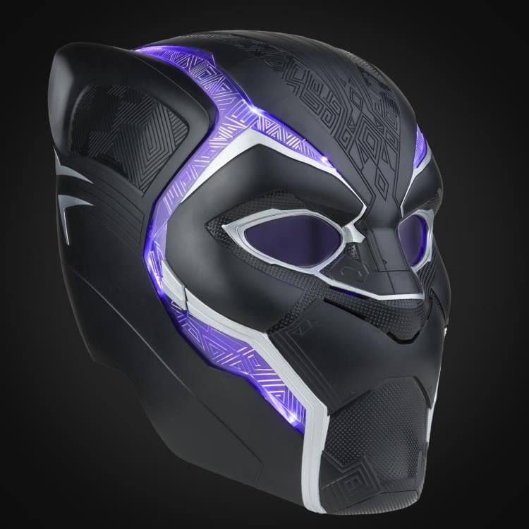 Black Panther Marvel Legends Legacy Collection Black Panther 1:1 Scale Wearable Electronic Helmet Gallery Image 5