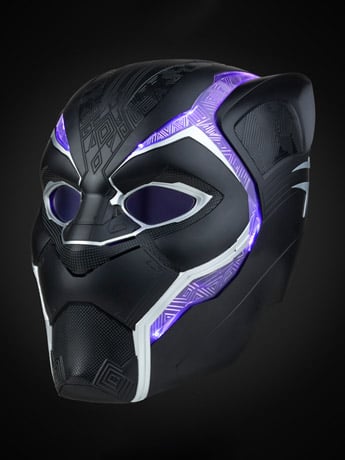 Black Panther Marvel Legends Legacy Collection Black Panther 1:1 Scale Wearable Electronic Helmet Gallery Image 2