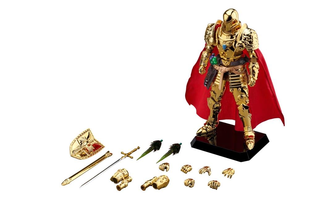 Marvel Dynamic 8ction Heroes DAH-046SP Medieval Knight Iron Man Golden PX Previews Exclusive Gallery Image 9