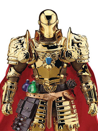 Marvel Dynamic 8ction Heroes DAH-046SP Medieval Knight Iron Man Golden PX Previews Exclusive Gallery Image 2