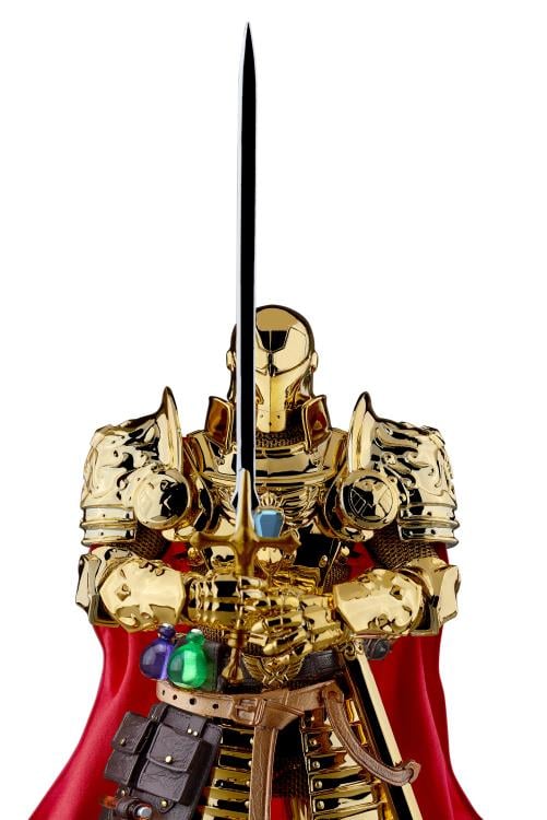 Marvel Dynamic 8ction Heroes DAH-046SP Medieval Knight Iron Man Golden PX Previews Exclusive Gallery Image 8
