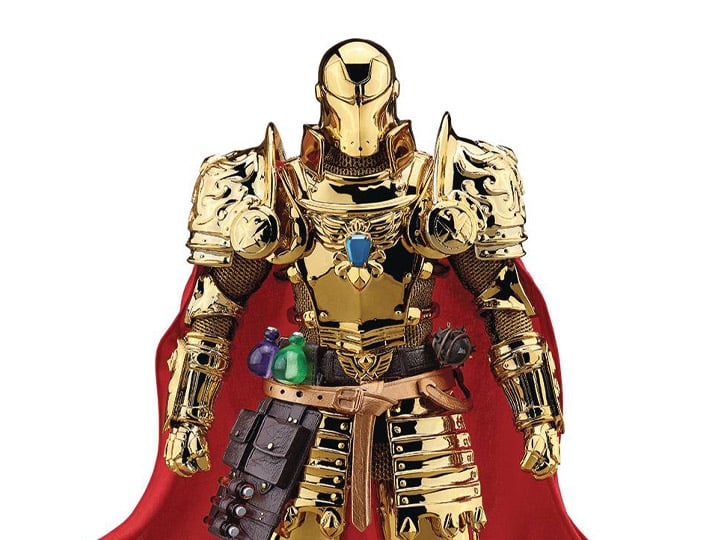 Marvel Dynamic 8ction Heroes DAH-046SP Medieval Knight Iron Man Golden PX Previews Exclusive Gallery Image 1