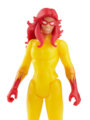 Marvel Legends Retro Collection 3.75" Marvel's Firestar Action Figure Gallery Image 2
