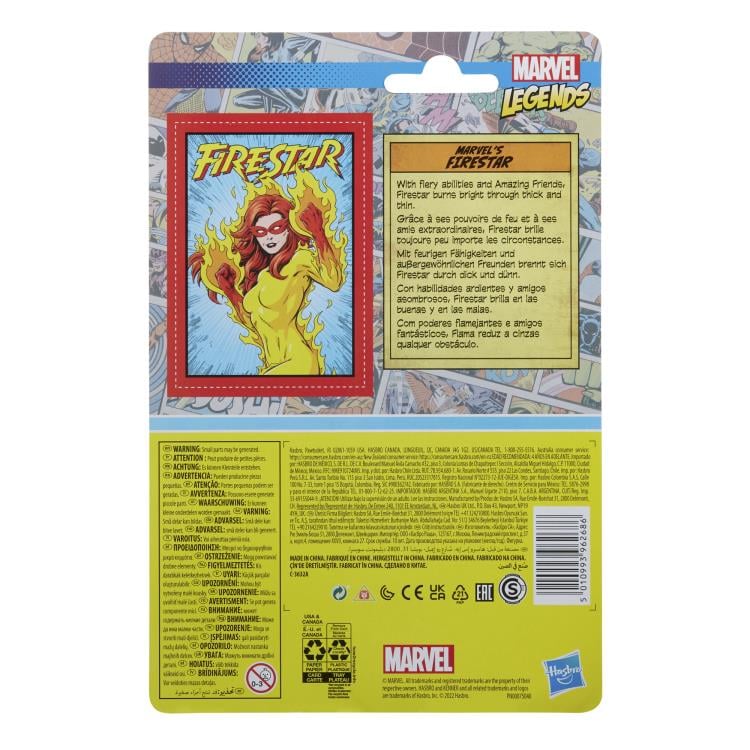 Marvel Legends Retro Collection 3.75" Marvel's Firestar Action Figure Gallery Image 6