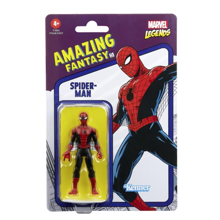 Amazing Fantasy Marvel Legends Retro Collection 3.75" Spider-Man Action Figure Gallery Image 5