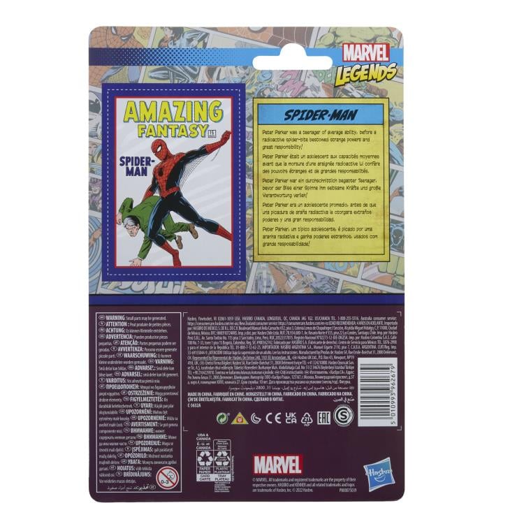 Amazing Fantasy Marvel Legends Retro Collection 3.75" Spider-Man Action Figure Gallery Image 6