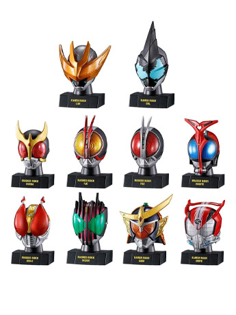 Kamen Rider Mask History 2 Box of 10 Random Miniature Mask Replicas