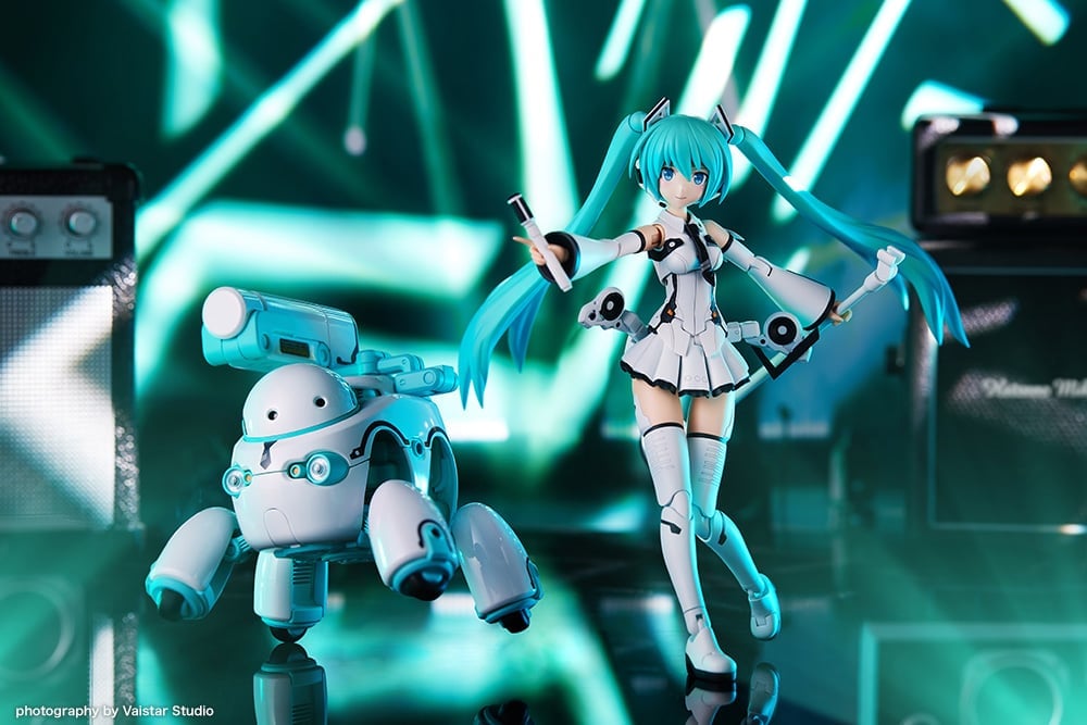 Vocaloid Frame Music Girl Hatsune Miku (Maruttoys Ver.) & Tamotu (Miku Ver.) Model Kit Set Gallery Image 4