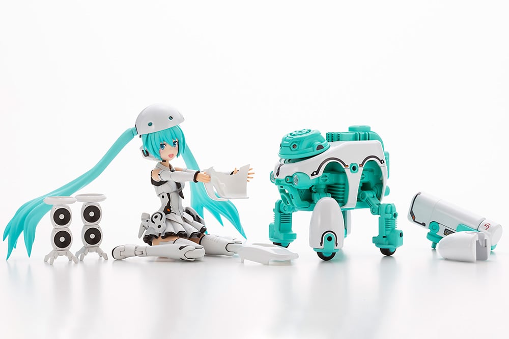 Vocaloid Frame Music Girl Hatsune Miku (Maruttoys Ver.) & Tamotu (Miku Ver.) Model Kit Set Gallery Image 14