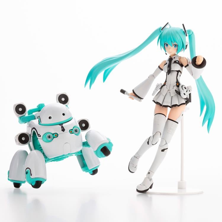 Vocaloid Frame Music Girl Hatsune Miku (Maruttoys Ver.) & Tamotu (Miku Ver.) Model Kit Set Gallery Image 9