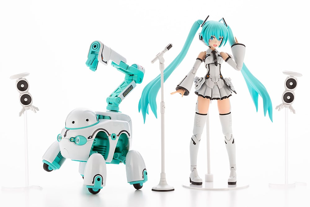 Vocaloid Frame Music Girl Hatsune Miku (Maruttoys Ver.) & Tamotu (Miku Ver.) Model Kit Set Gallery Image 12