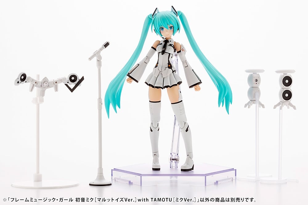 Vocaloid Frame Music Girl Hatsune Miku (Maruttoys Ver.) & Tamotu (Miku Ver.) Model Kit Set Gallery Image 15