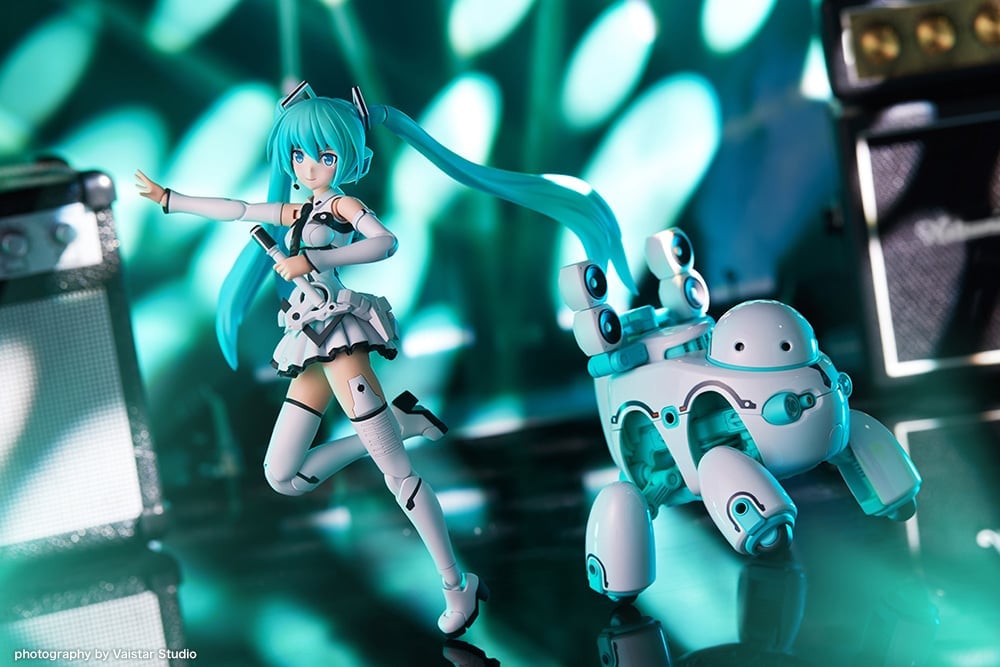 Vocaloid Frame Music Girl Hatsune Miku (Maruttoys Ver.) & Tamotu (Miku Ver.) Model Kit Set Gallery Image 5