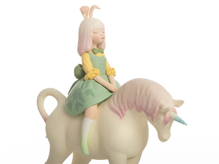 Nocturnal Unicorn Mini (Light Green Flower) Vinyl Figure Gallery Image 1