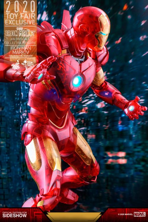 Iron Man 2 MMS568 Iron Man Mark IV (Holographic Version) 1/6th Scale 2020 Toy Fair Exclusive Collectible Figure Gallery Image 18