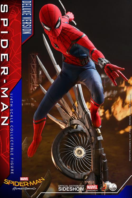 Spider-Man: Homecoming QS015B Spider-Man (Deluxe Version) Special Edition 1/4th Scale Collectible Figure Gallery Image 18