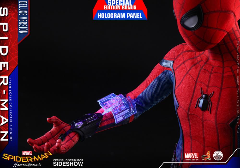 Spider-Man: Homecoming QS015B Spider-Man (Deluxe Version) Special Edition 1/4th Scale Collectible Figure Gallery Image 33