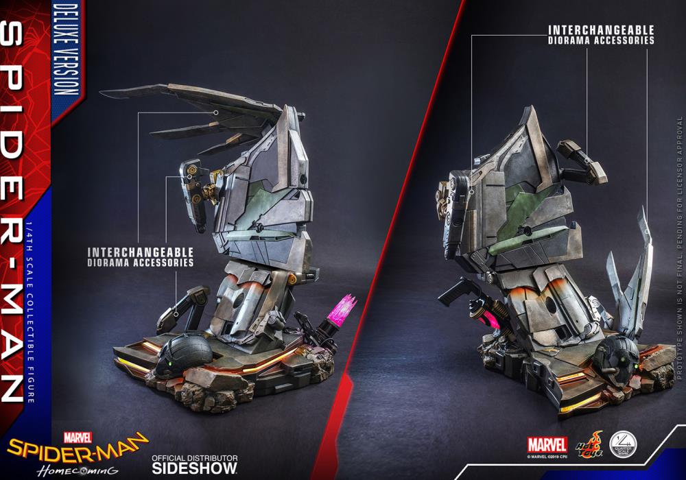 Spider-Man: Homecoming QS015B Spider-Man (Deluxe Version) Special Edition 1/4th Scale Collectible Figure Gallery Image 30
