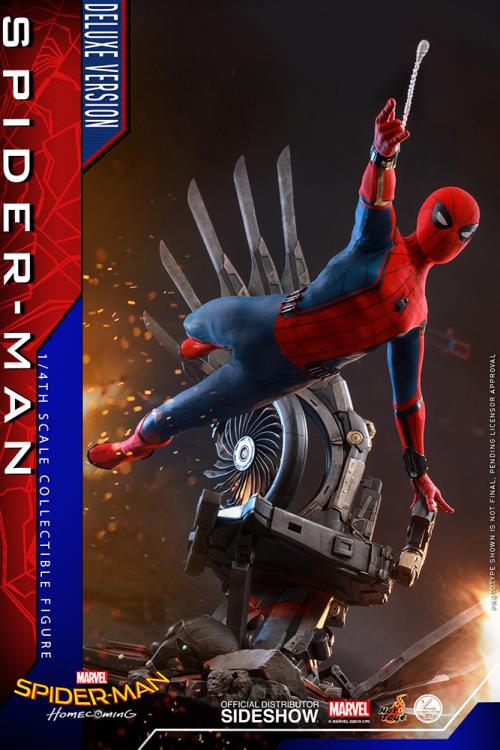 Spider-Man: Homecoming QS015B Spider-Man (Deluxe Version) Special Edition 1/4th Scale Collectible Figure Gallery Image 6