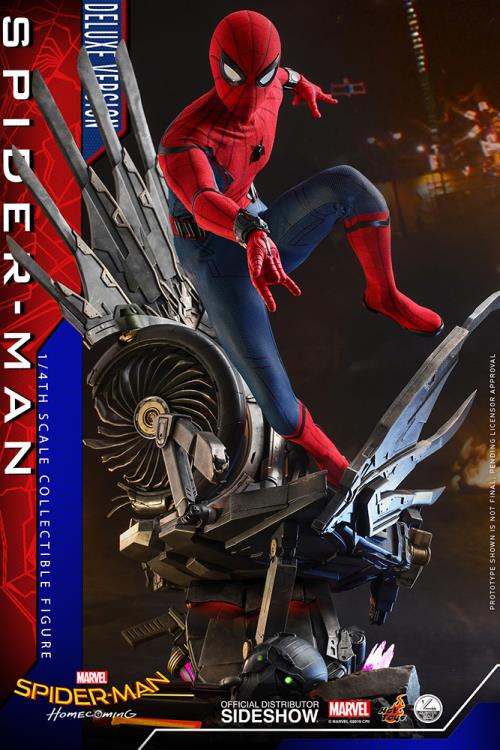 Spider-Man: Homecoming QS015B Spider-Man (Deluxe Version) Special Edition 1/4th Scale Collectible Figure Gallery Image 8