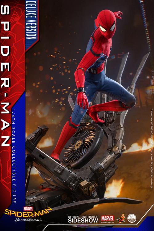 Spider-Man: Homecoming QS015B Spider-Man (Deluxe Version) Special Edition 1/4th Scale Collectible Figure Gallery Image 13