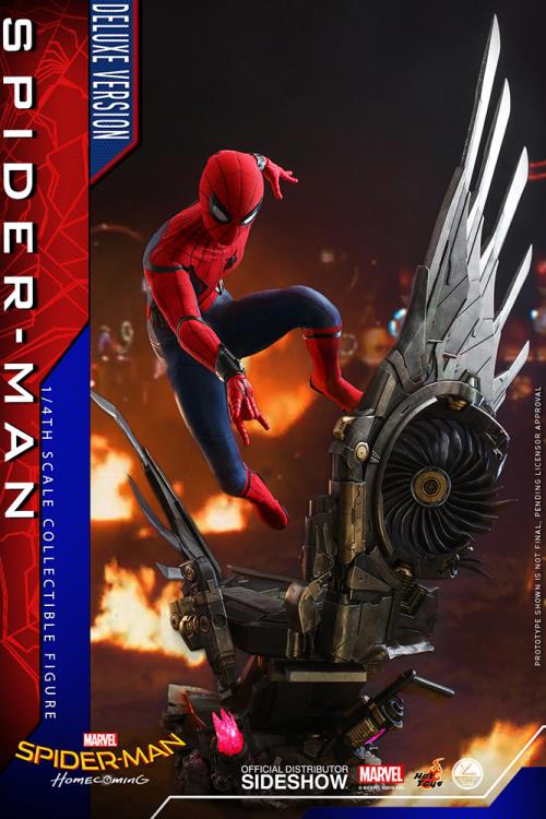Spider-Man: Homecoming QS015B Spider-Man (Deluxe Version) Special Edition 1/4th Scale Collectible Figure Gallery Image 7