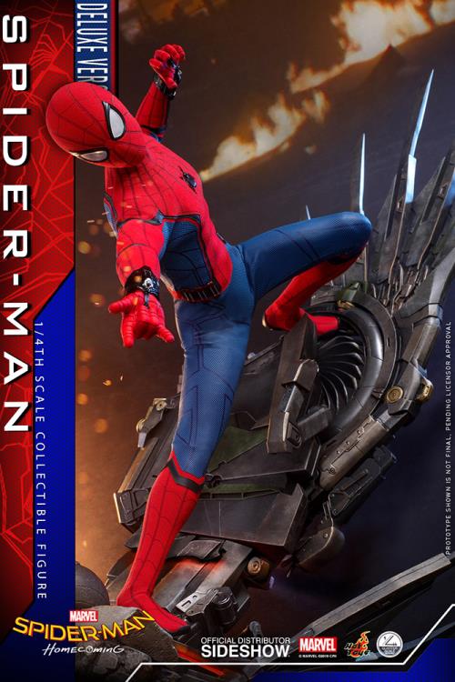Spider-Man: Homecoming QS015B Spider-Man (Deluxe Version) Special Edition 1/4th Scale Collectible Figure Gallery Image 17