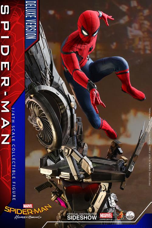 Spider-Man: Homecoming QS015B Spider-Man (Deluxe Version) Special Edition 1/4th Scale Collectible Figure Gallery Image 12