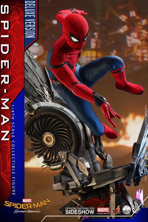 Spider-Man: Homecoming QS015B Spider-Man (Deluxe Version) Special Edition 1/4th Scale Collectible Figure Gallery Image 9