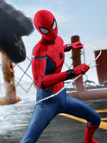 Spider-Man: Homecoming QS015B Spider-Man (Deluxe Version) Special Edition 1/4th Scale Collectible Figure Gallery Image 2