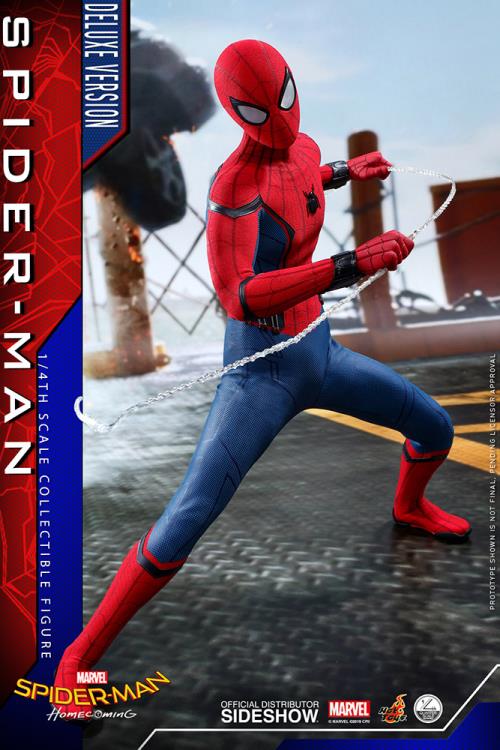 Spider-Man: Homecoming QS015B Spider-Man (Deluxe Version) Special Edition 1/4th Scale Collectible Figure Gallery Image 24
