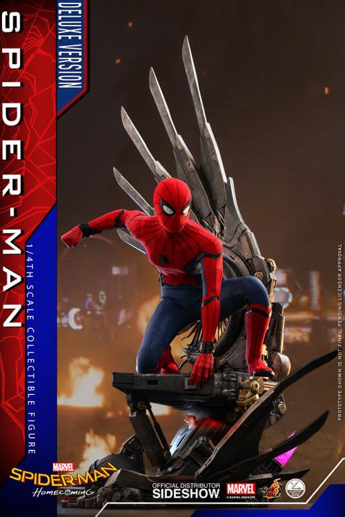 Spider-Man: Homecoming QS015B Spider-Man (Deluxe Version) Special Edition 1/4th Scale Collectible Figure Gallery Image 15