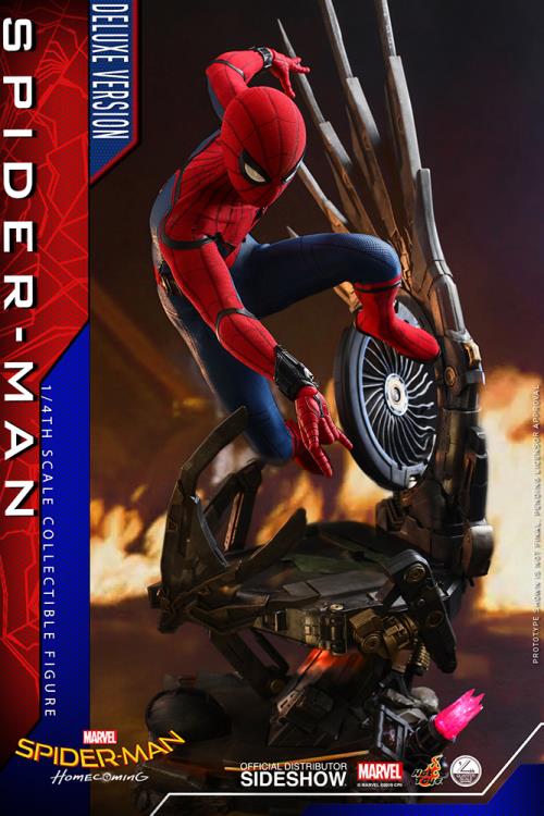 Spider-Man: Homecoming QS015B Spider-Man (Deluxe Version) Special Edition 1/4th Scale Collectible Figure Gallery Image 10
