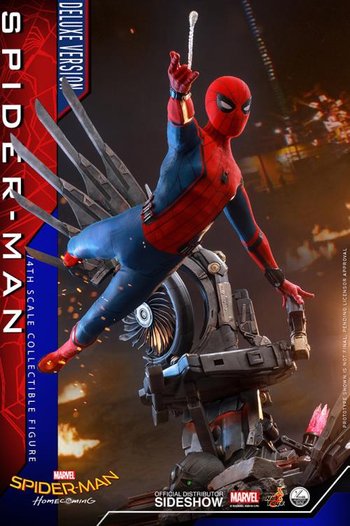 Spider-Man: Homecoming QS015B Spider-Man (Deluxe Version) Special Edition 1/4th Scale Collectible Figure Gallery Image 16