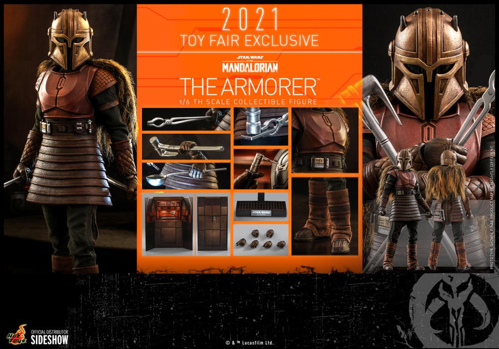 The Mandalorian TMS044 The Armorer 1/6th Scale 2021 Toy Fair Exclusive Collectible Figure Gallery Image 20