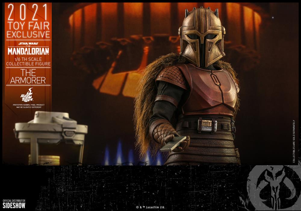 The Mandalorian TMS044 The Armorer 1/6th Scale 2021 Toy Fair Exclusive Collectible Figure Gallery Image 13