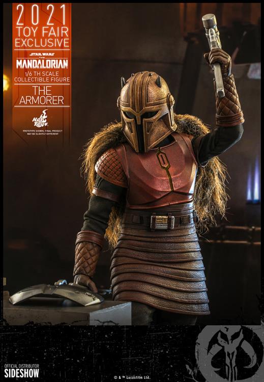 The Mandalorian TMS044 The Armorer 1/6th Scale 2021 Toy Fair Exclusive Collectible Figure Gallery Image 12