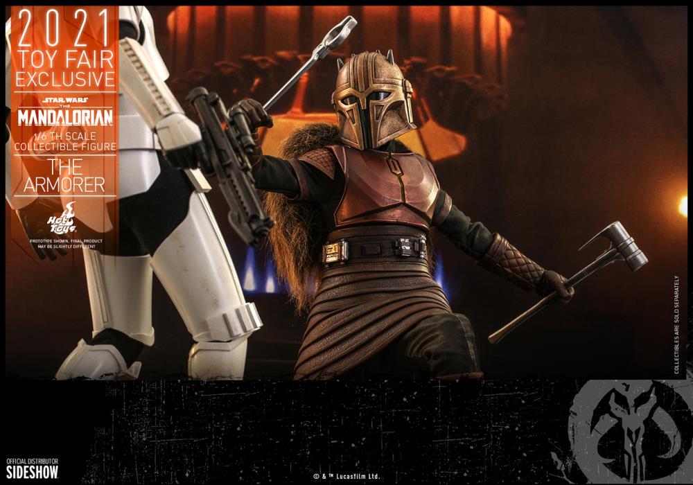 The Mandalorian TMS044 The Armorer 1/6th Scale 2021 Toy Fair Exclusive Collectible Figure Gallery Image 17