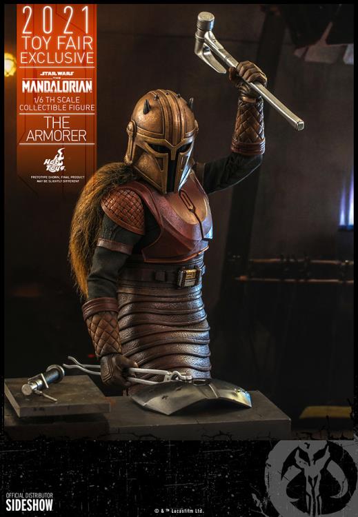 The Mandalorian TMS044 The Armorer 1/6th Scale 2021 Toy Fair Exclusive Collectible Figure Gallery Image 8