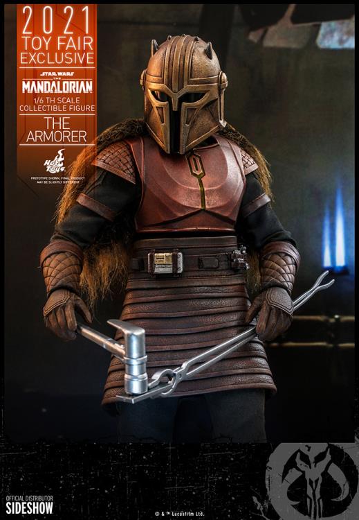 The Mandalorian TMS044 The Armorer 1/6th Scale 2021 Toy Fair Exclusive Collectible Figure Gallery Image 9