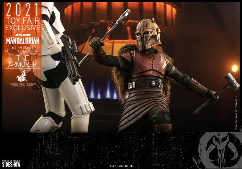 The Mandalorian TMS044 The Armorer 1/6th Scale 2021 Toy Fair Exclusive Collectible Figure Gallery Image 11
