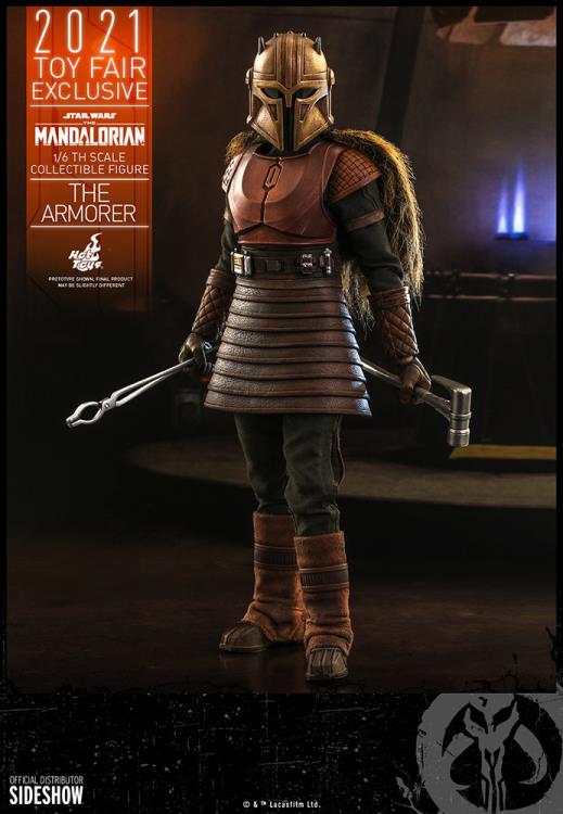 The Mandalorian TMS044 The Armorer 1/6th Scale 2021 Toy Fair Exclusive Collectible Figure Gallery Image 6
