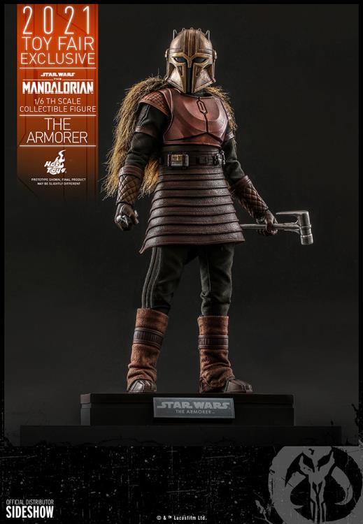 The Mandalorian TMS044 The Armorer 1/6th Scale 2021 Toy Fair Exclusive Collectible Figure Gallery Image 4