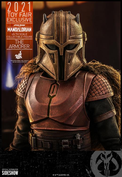 The Mandalorian TMS044 The Armorer 1/6th Scale 2021 Toy Fair Exclusive Collectible Figure Gallery Image 15