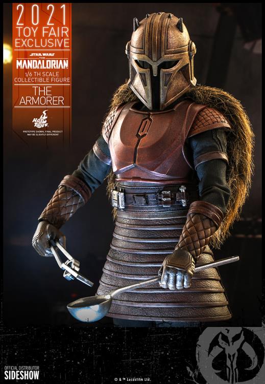 The Mandalorian TMS044 The Armorer 1/6th Scale 2021 Toy Fair Exclusive Collectible Figure Gallery Image 19