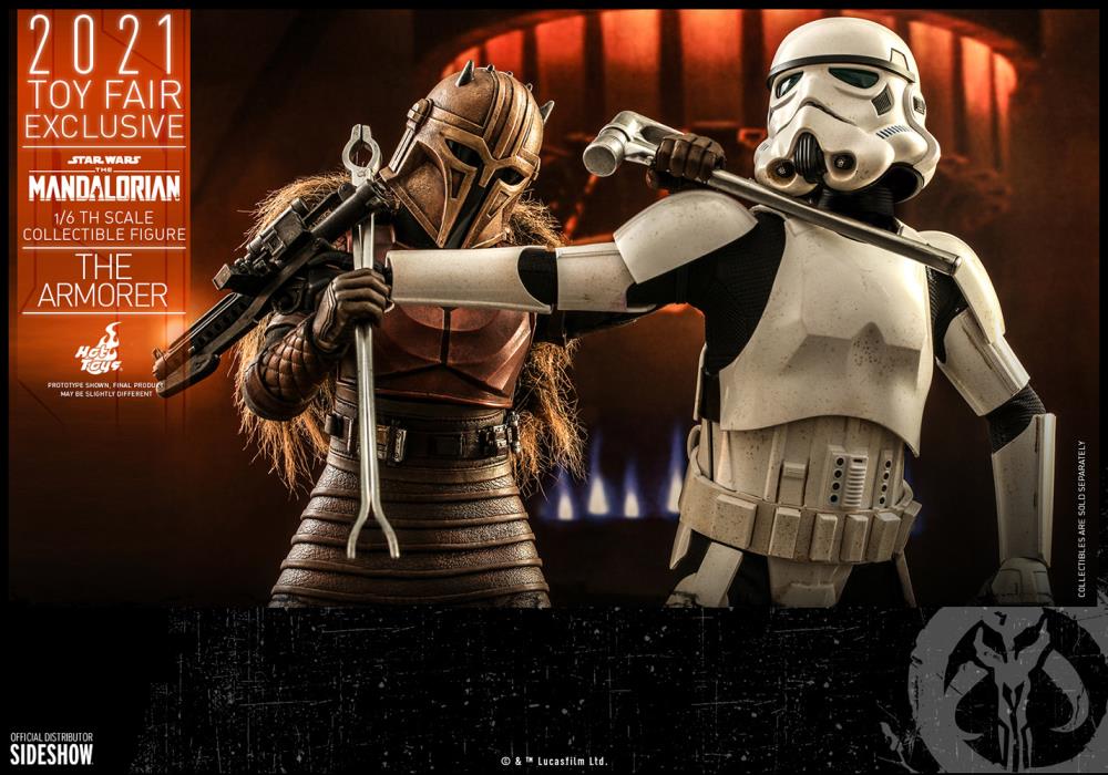 The Mandalorian TMS044 The Armorer 1/6th Scale 2021 Toy Fair Exclusive Collectible Figure Gallery Image 16