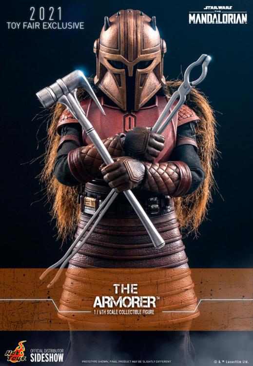 The Mandalorian TMS044 The Armorer 1/6th Scale 2021 Toy Fair Exclusive Collectible Figure Gallery Image 3