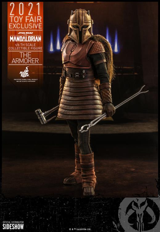 The Mandalorian TMS044 The Armorer 1/6th Scale 2021 Toy Fair Exclusive Collectible Figure Gallery Image 7