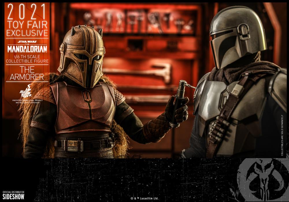 The Mandalorian TMS044 The Armorer 1/6th Scale 2021 Toy Fair Exclusive Collectible Figure Gallery Image 18